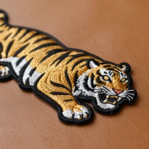 Parche Tigre Oriental Dorado